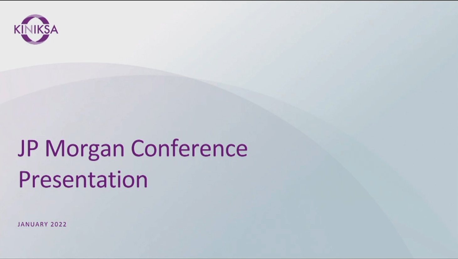 JP Morgan Conference Presentation